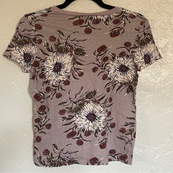 Madewell Lo Fi Shrunken Tee in Painted Blooms - Picture 3 of 6